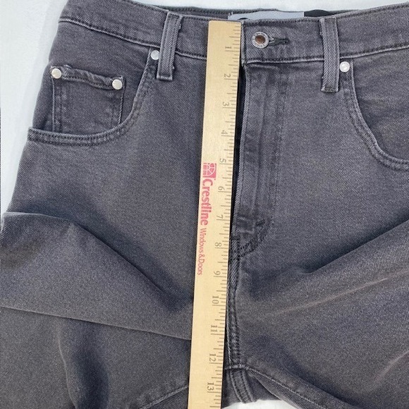 Levi Strauss Co Silver Tab Mom Jeans W29 L27 Gray‎ Waterless Denim - Picture 6 of 10